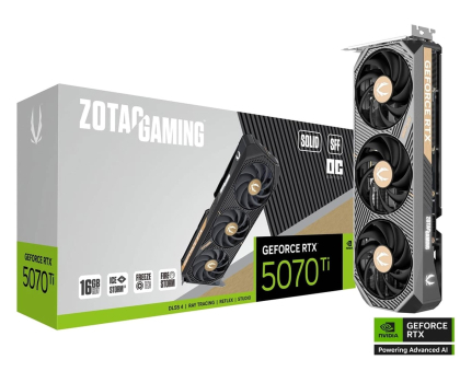 Karta graficzna ZOTAC GeForce RTX 5070 Ti Solid SFF 16GB GDDR7 DLSS4